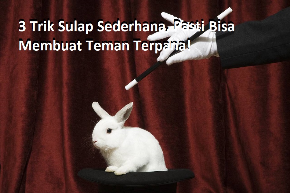 3 Trik Sulap Sederhana, Pasti Bisa Membuat Teman Terpana!